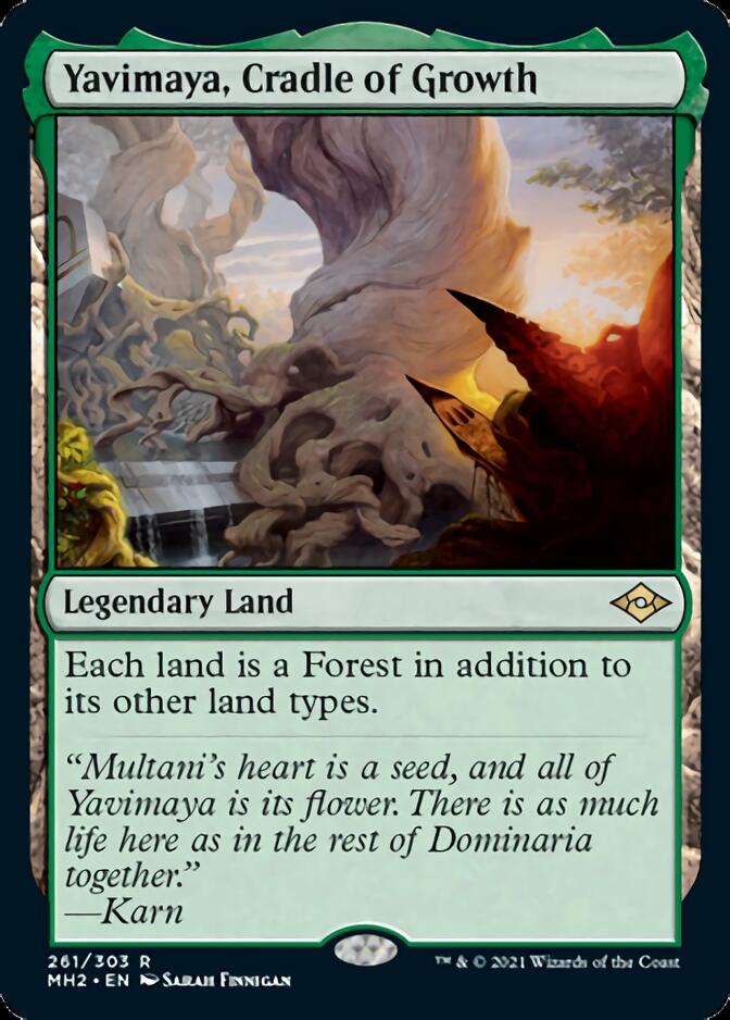 Yavimaya, Cradle of Growth [Modern Horizons 2] | Good Games Cannington