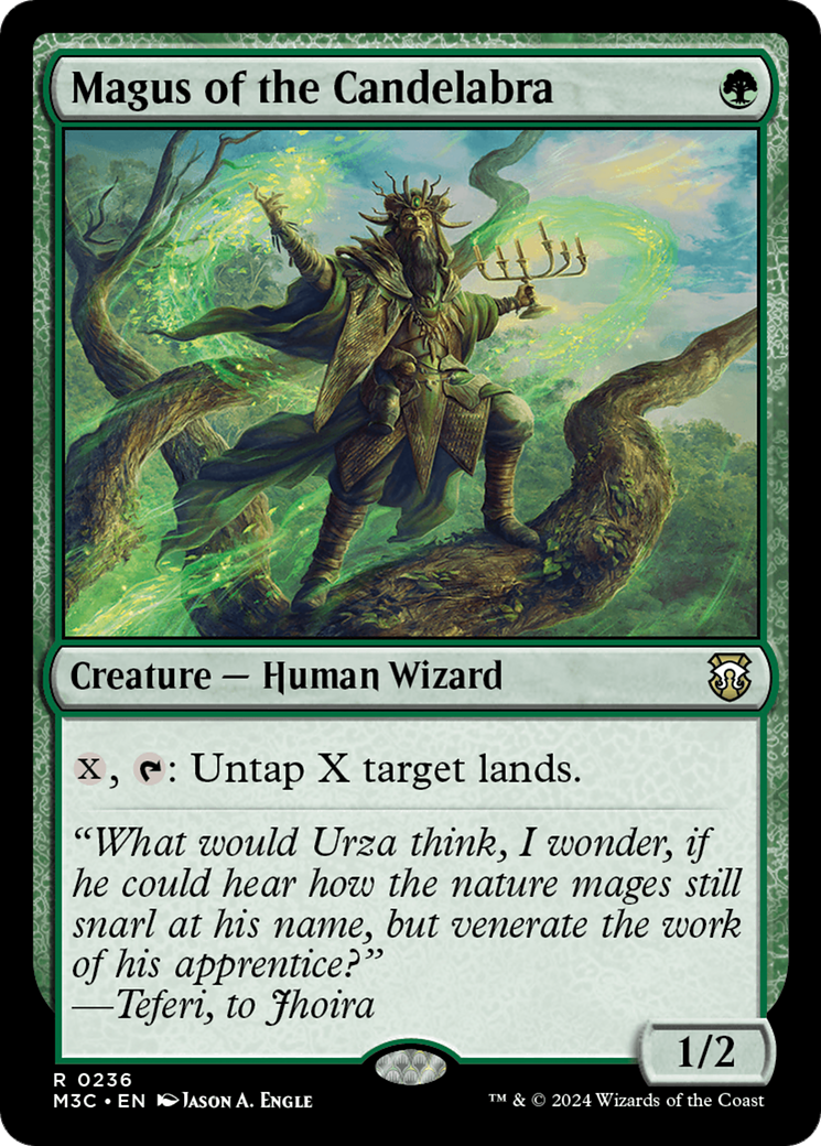 Magus of the Candelabra (Ripple Foil) [Modern Horizons 3 Commander] | Good Games Cannington