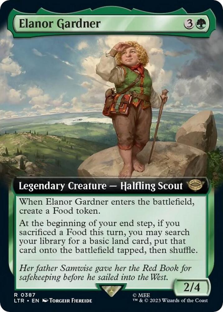 Elanor Gardner Extended Art 387 (Universes Beyond: The Lord of the Rings: Tales of Middle-earth)  | Good Games Cannington