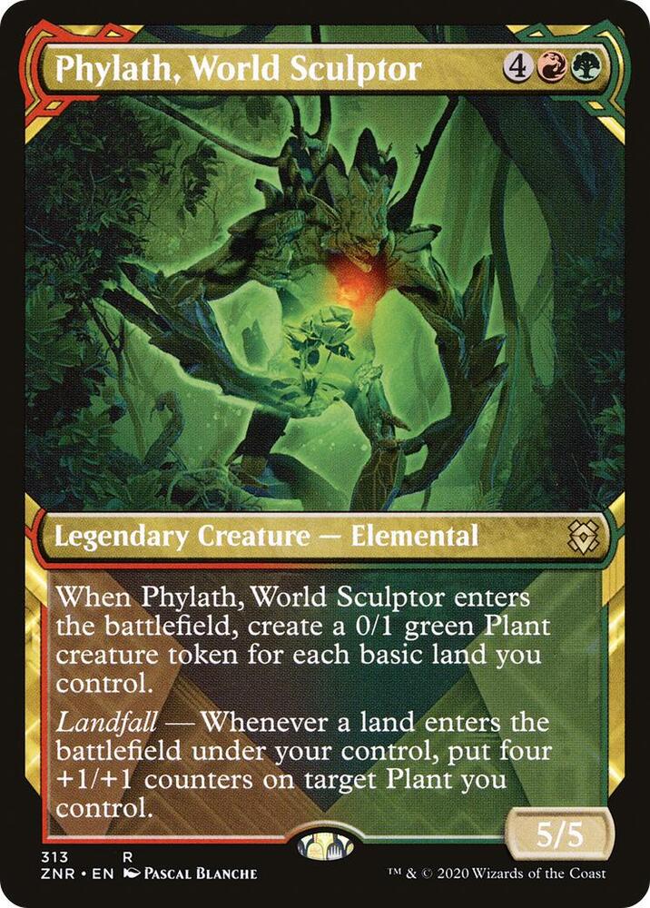 Phylath, World Sculptor 313 (Zendikar Rising)  - Foil | Good Games Cannington