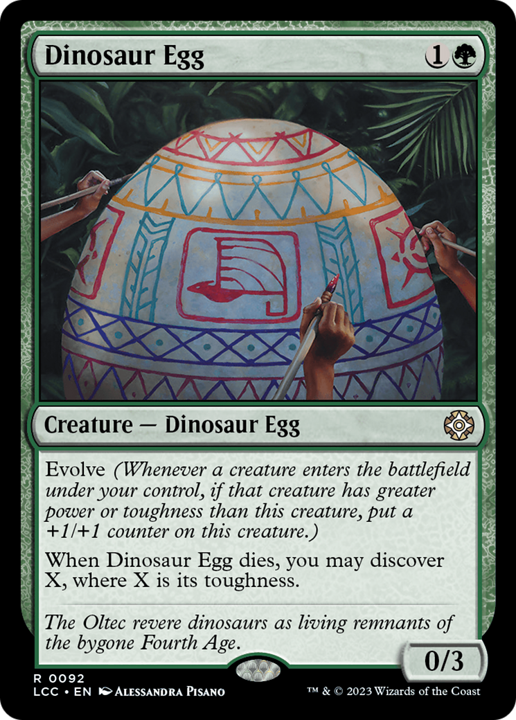 Dinosaur Egg [The Lost Caverns of Ixalan Commander] | Good Games Cannington