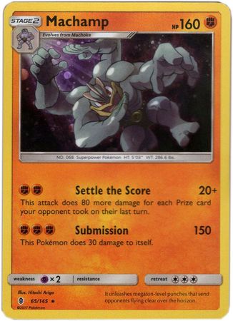 Machamp (65/145) (Cosmos Holo) [Sun & Moon: Guardians Rising] | Good Games Cannington