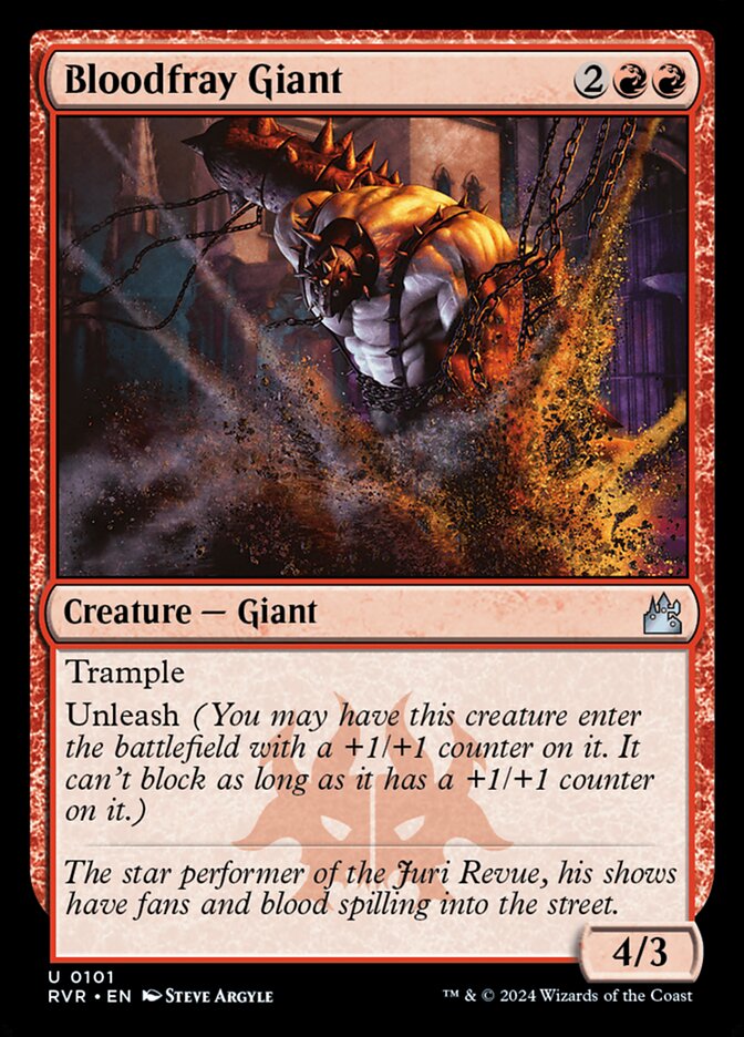 Bloodfray Giant 101 (Ravnica Remastered)  | Good Games Cannington