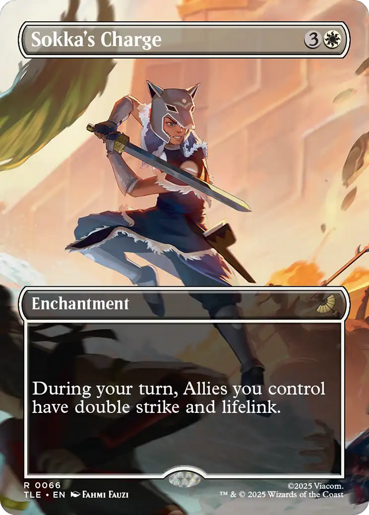 Sokka's Charge (Borderless) [Avatar: The Last Airbender: Eternal-Legal] | Good Games Cannington