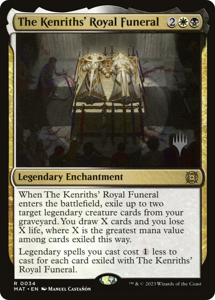 The Kenriths' Royal Funeral (Promo Pack) [Murders at Karlov Manor Promos] | Good Games Cannington