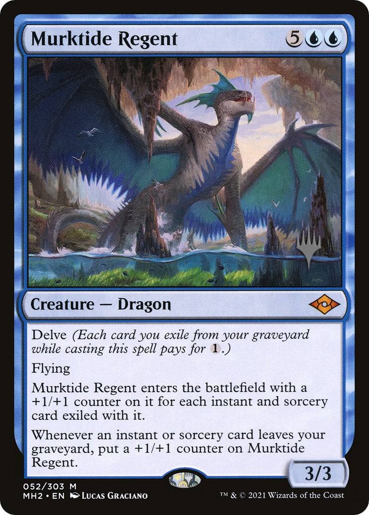 Murktide Regent (Promo Pack) [Murders at Karlov Manor Promos] | Good Games Cannington