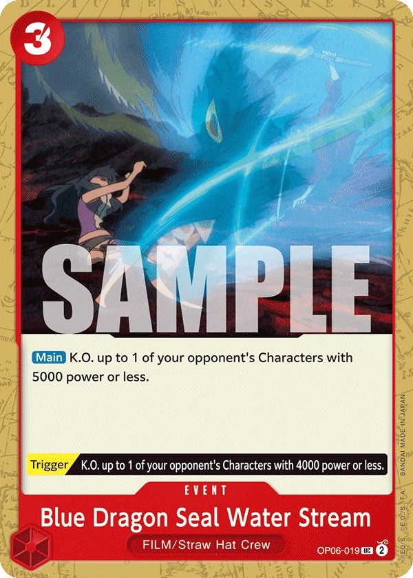 Blue Dragon Seal Water Stream [Wings of the Captain] | Good Games Cannington