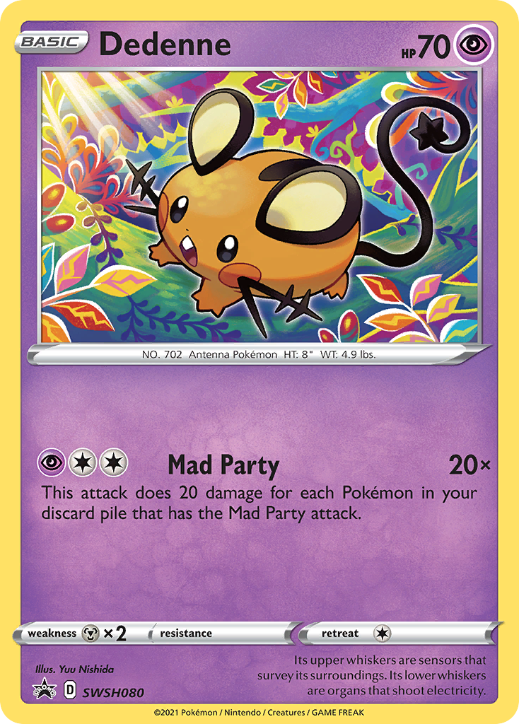 Dedenne (SWSH080) [Sword & Shield: Black Star Promos] | Good Games Cannington