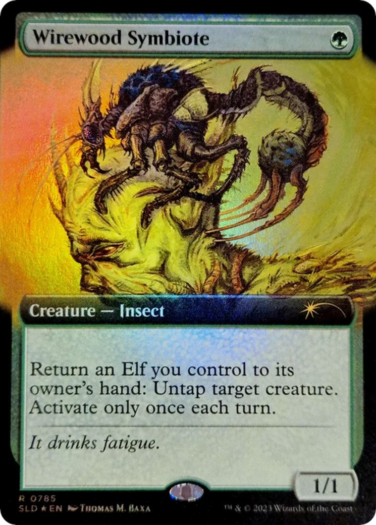 Wirewood Symbiote (Extended Art) [Secret Lair Drop Series] | Good Games Cannington