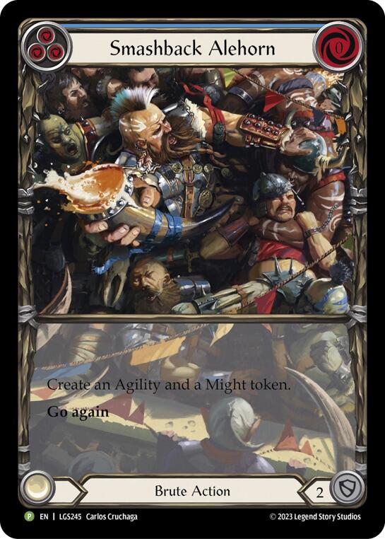 Smashback Alehorn [LGS245] (Promo)  Rainbow Foil | Good Games Cannington