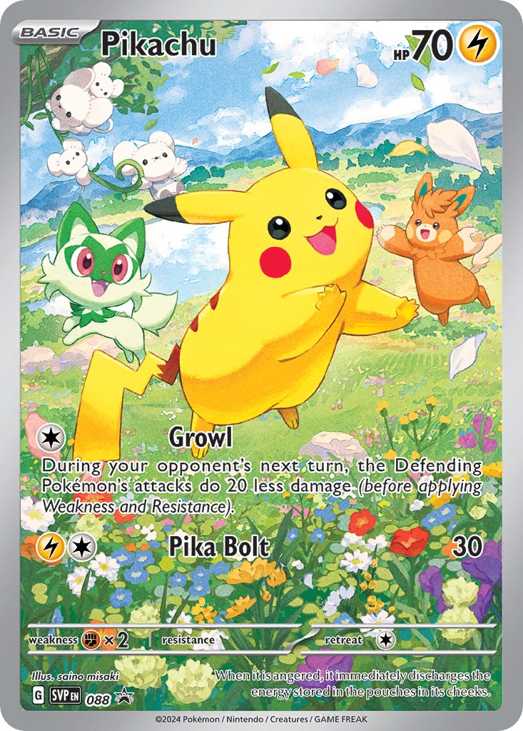 Pikachu (088) [Scarlet & Violet: Black Star Promos] | Good Games Cannington
