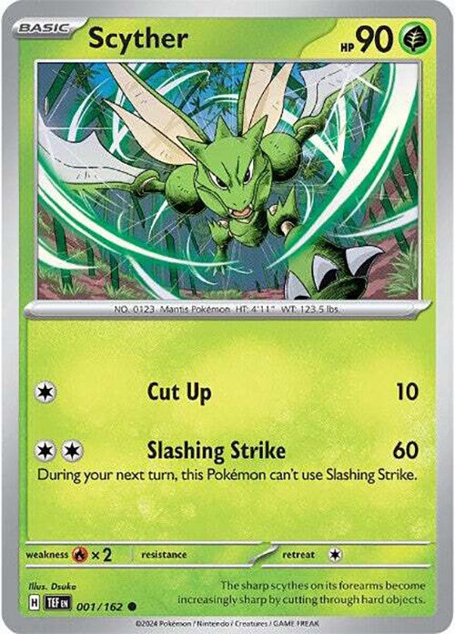 Scyther (001/162) [Scarlet & Violet: Temporal Forces] | Good Games Cannington