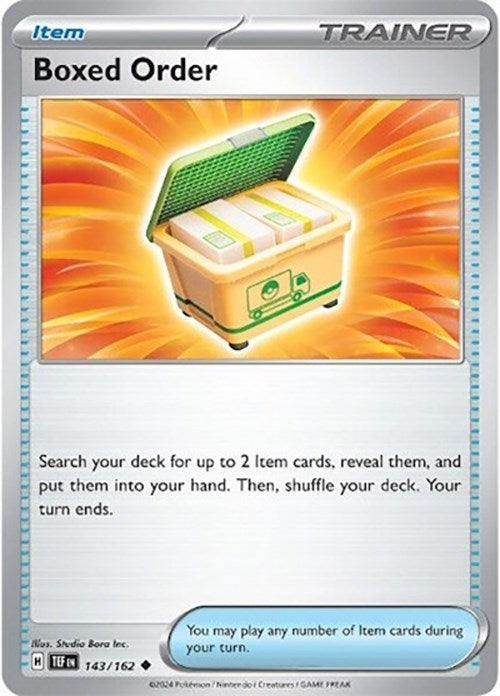 Boxed Order (143/162) [Scarlet & Violet: Temporal Forces] | Good Games Cannington