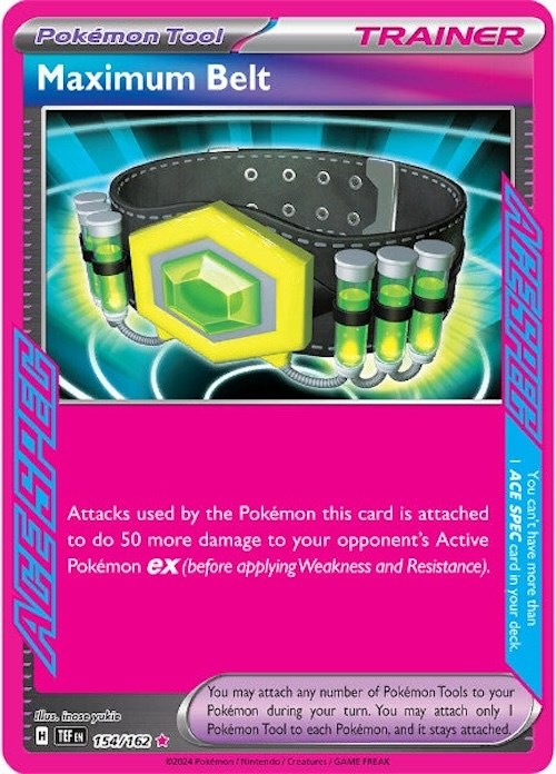 Maximum Belt (154/162) [Scarlet & Violet: Temporal Forces] | Good Games Cannington