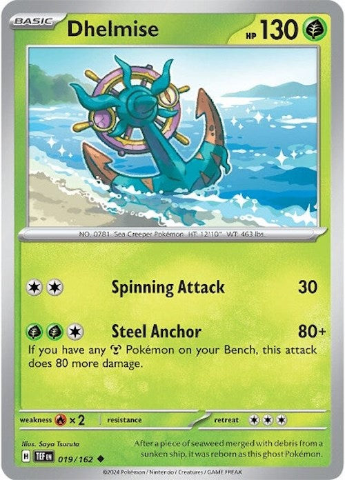 Dhelmise (019/162) [Scarlet & Violet: Temporal Forces] | Good Games Cannington
