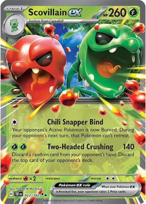 Scovillain ex (022/162) [Scarlet & Violet: Temporal Forces] | Good Games Cannington
