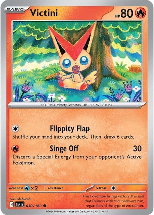 Victini (030/162) [Scarlet & Violet: Temporal Forces] | Good Games Cannington