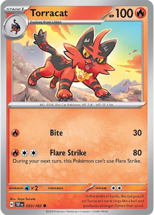 Torracat (033/162) [Scarlet & Violet: Temporal Forces] | Good Games Cannington
