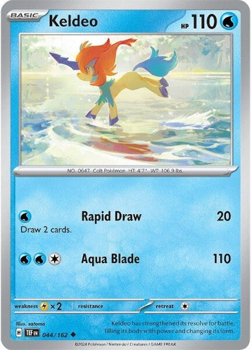 Keldeo (044/162) [Scarlet & Violet: Temporal Forces] | Good Games Cannington