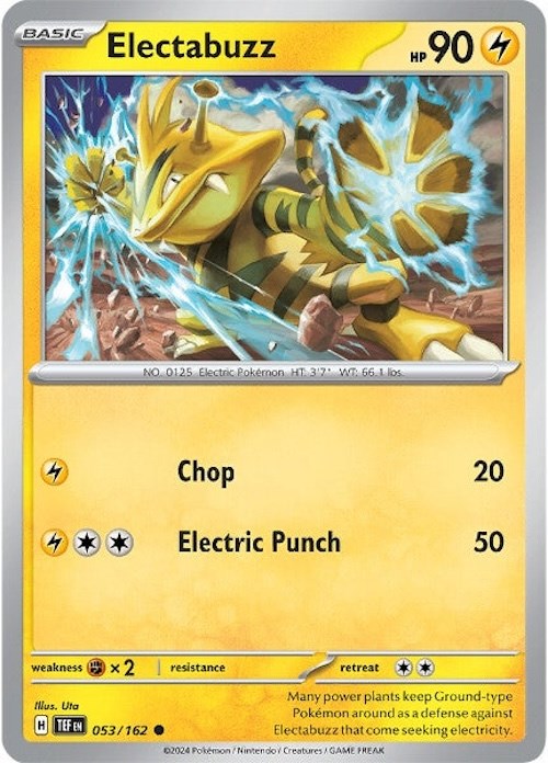 Electabuzz (053/162) [Scarlet & Violet: Temporal Forces] | Good Games Cannington