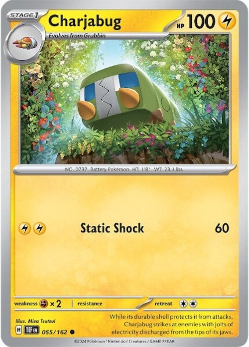 Charjabug (055/162) [Scarlet & Violet: Temporal Forces] | Good Games Cannington