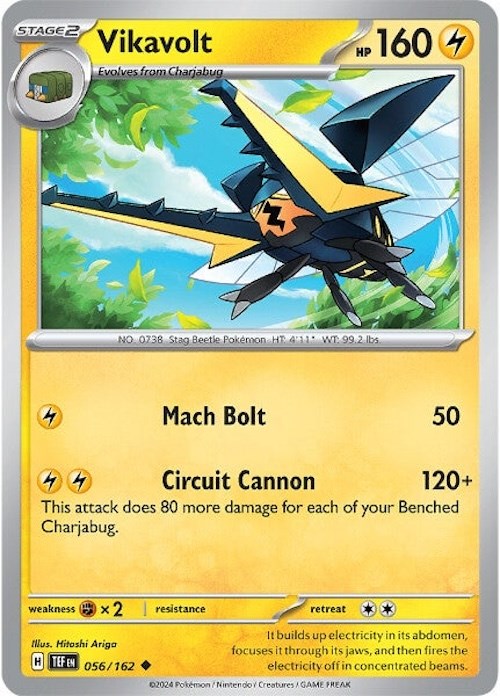 Vikavolt (056/162) [Scarlet & Violet: Temporal Forces] | Good Games Cannington