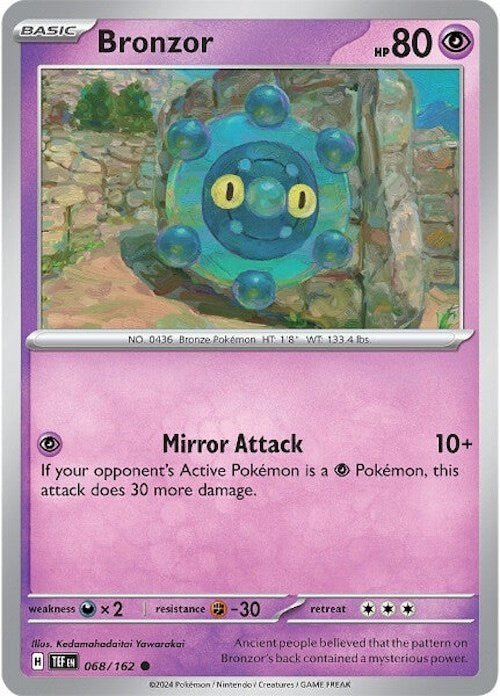 Bronzor (068/162) [Scarlet & Violet: Temporal Forces] | Good Games Cannington