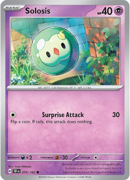 Solosis (070/162) [Scarlet & Violet: Temporal Forces] | Good Games Cannington