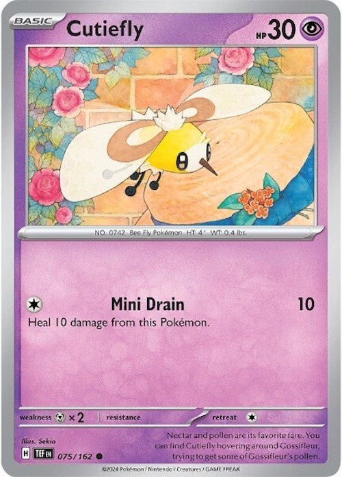 Cutiefly (075/162) [Scarlet & Violet: Temporal Forces] | Good Games Cannington