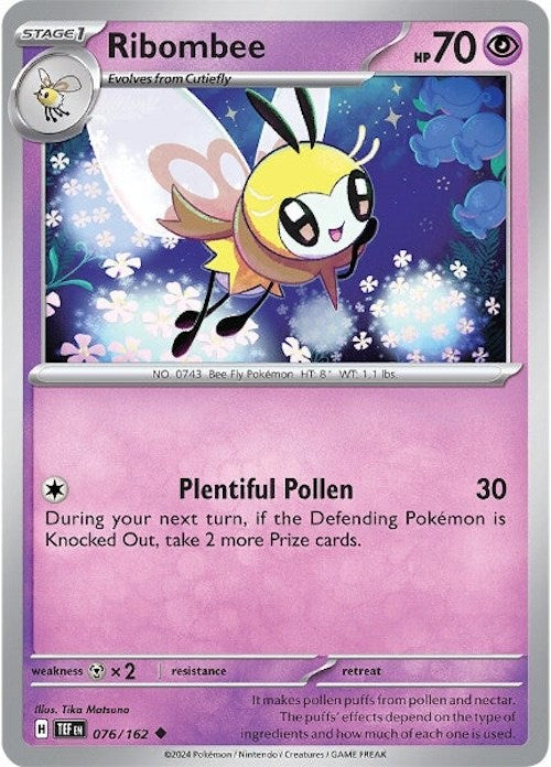 Ribombee (076/162) [Scarlet & Violet: Temporal Forces] | Good Games Cannington