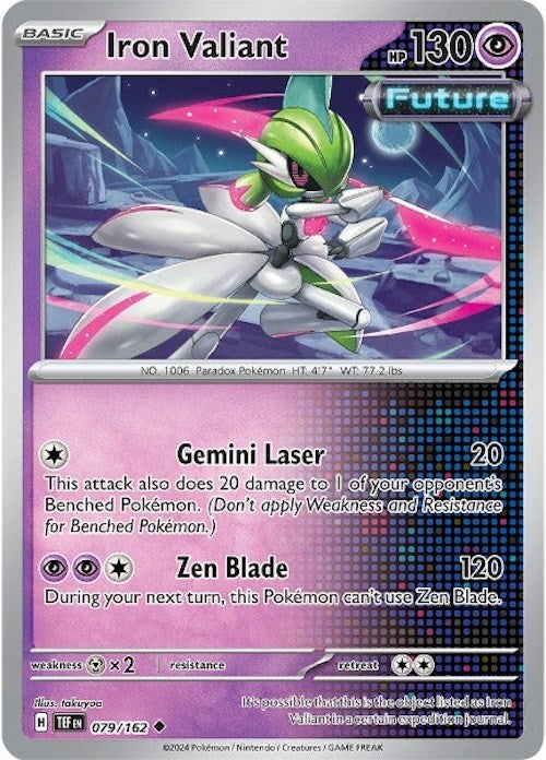 Iron Valiant (079/162) [Scarlet & Violet: Temporal Forces] | Good Games Cannington