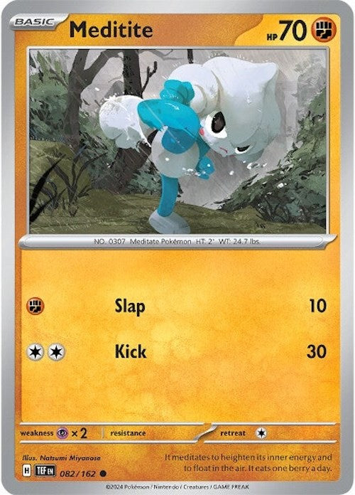 Meditite (082/162) [Scarlet & Violet: Temporal Forces] | Good Games Cannington