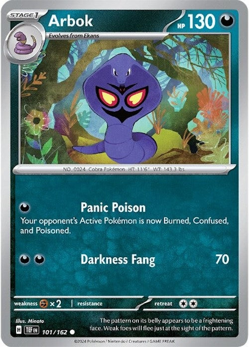 Arbok (101/162) [Scarlet & Violet: Temporal Forces] | Good Games Cannington