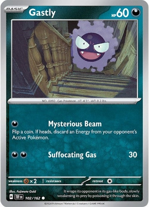 Gastly (102/162) [Scarlet & Violet: Temporal Forces] | Good Games Cannington