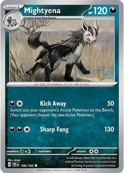 Mightyena (106/162) [Scarlet & Violet: Temporal Forces] | Good Games Cannington