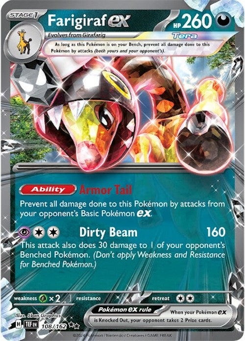 Farigiraf ex (108/162) [Scarlet & Violet: Temporal Forces] | Good Games Cannington