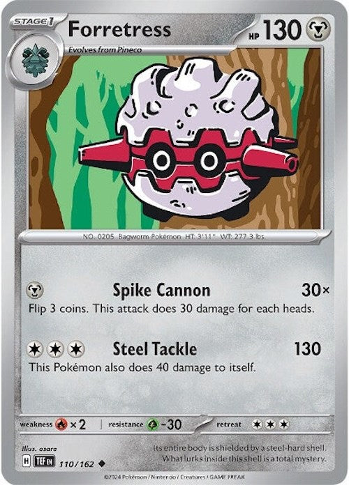 Forretress (110/162) [Scarlet & Violet: Temporal Forces] | Good Games Cannington