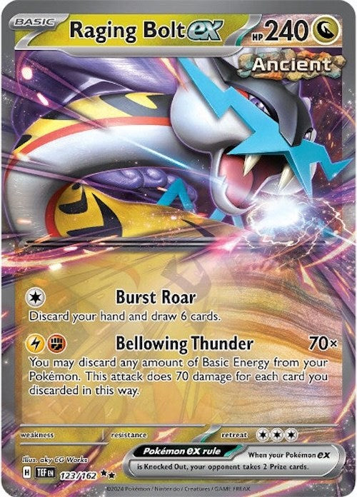 Raging Bolt ex (123/162) [Scarlet & Violet: Temporal Forces] | Good Games Cannington