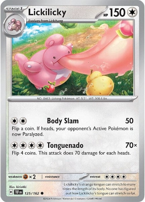 Lickilicky (125/162) [Scarlet & Violet: Temporal Forces] | Good Games Cannington