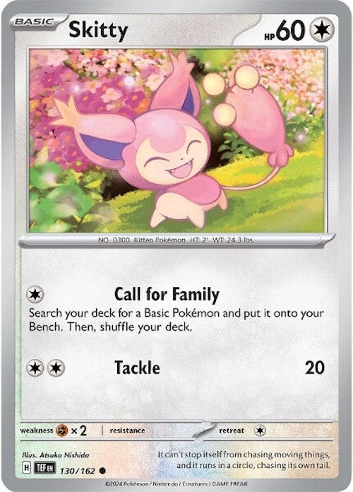 Skitty (130/162) [Scarlet & Violet: Temporal Forces] | Good Games Cannington