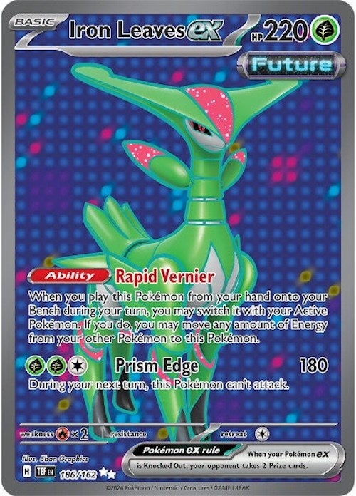 Iron Leaves ex (186/162) [Scarlet & Violet: Temporal Forces] | Good Games Cannington
