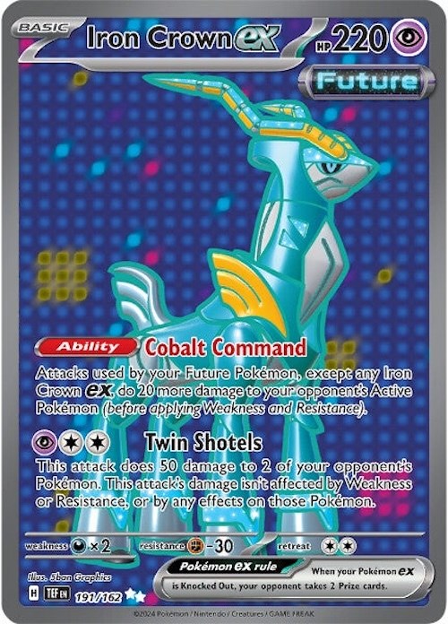 Iron Crown ex (191/162) [Scarlet & Violet: Temporal Forces] | Good Games Cannington