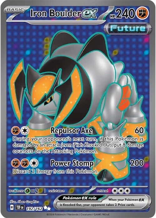 Iron Boulder ex (192/162) [Scarlet & Violet: Temporal Forces] | Good Games Cannington