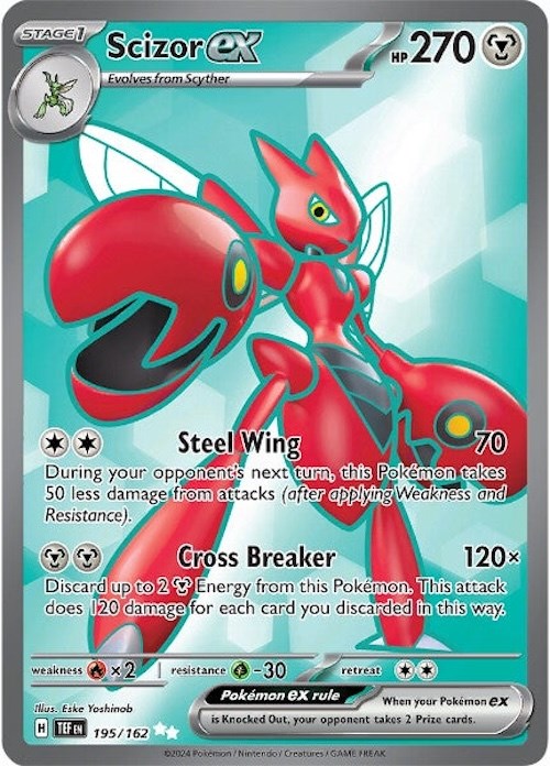 Scizor ex (195/162) [Scarlet & Violet: Temporal Forces] | Good Games Cannington