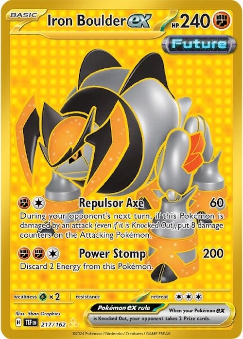 Iron Boulder ex (217/162) [Scarlet & Violet: Temporal Forces] | Good Games Cannington