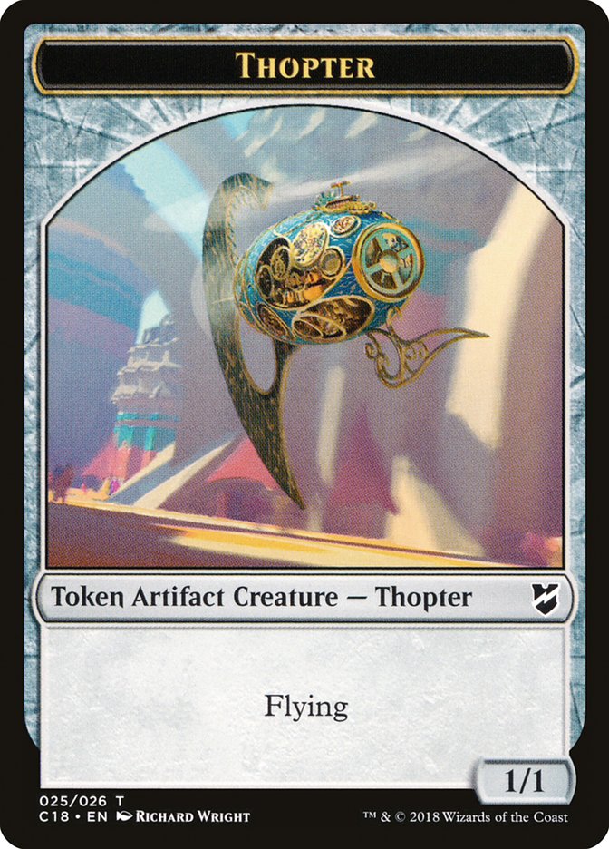 Thopter Token (025/026) [Commander 2018 Tokens] | Good Games Cannington