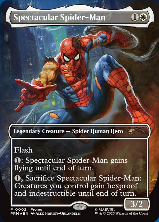 Spectacular Spider-Man 2/0 (Media Promos)  - Borderless Foil | Good Games Cannington