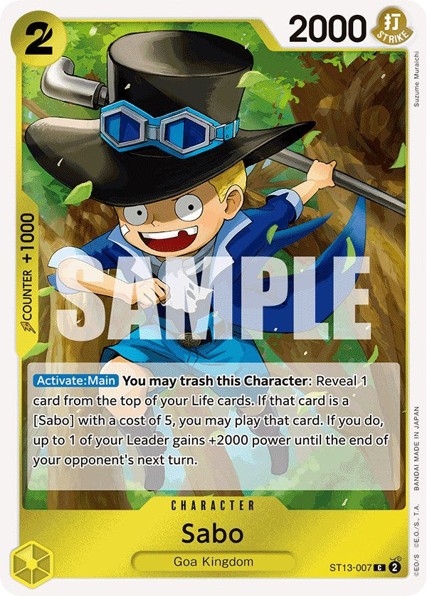 Sabo [Ultra Deck: The Three Brothers] | Good Games Cannington