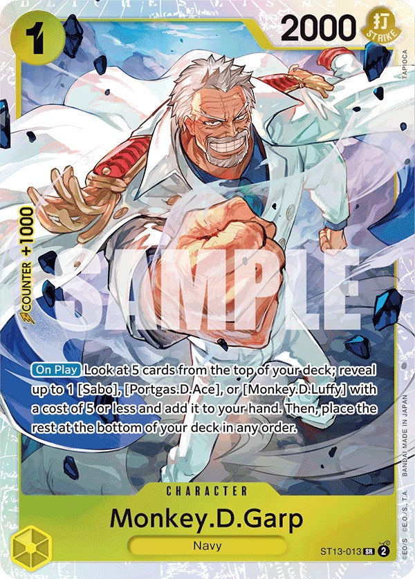 Monkey.D.Garp [Ultra Deck: The Three Brothers] | Good Games Cannington