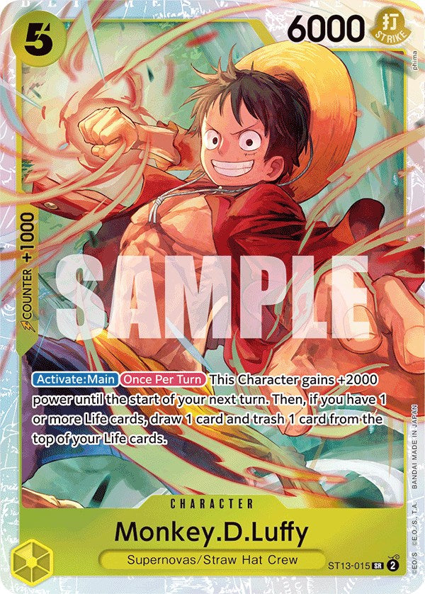 Monkey.D.Luffy [Ultra Deck: The Three Brothers] | Good Games Cannington